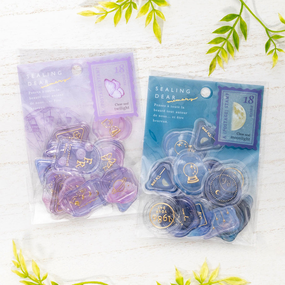 Q-Lia Sealing Dear Stickers - Memory - Purple
