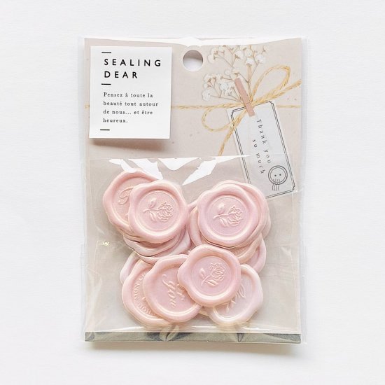 Q-Lia Sealing Dear Stickers - Pearl Pink