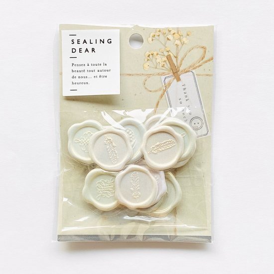 Q-Lia Sealing Dear Stickers - Pearl Sage