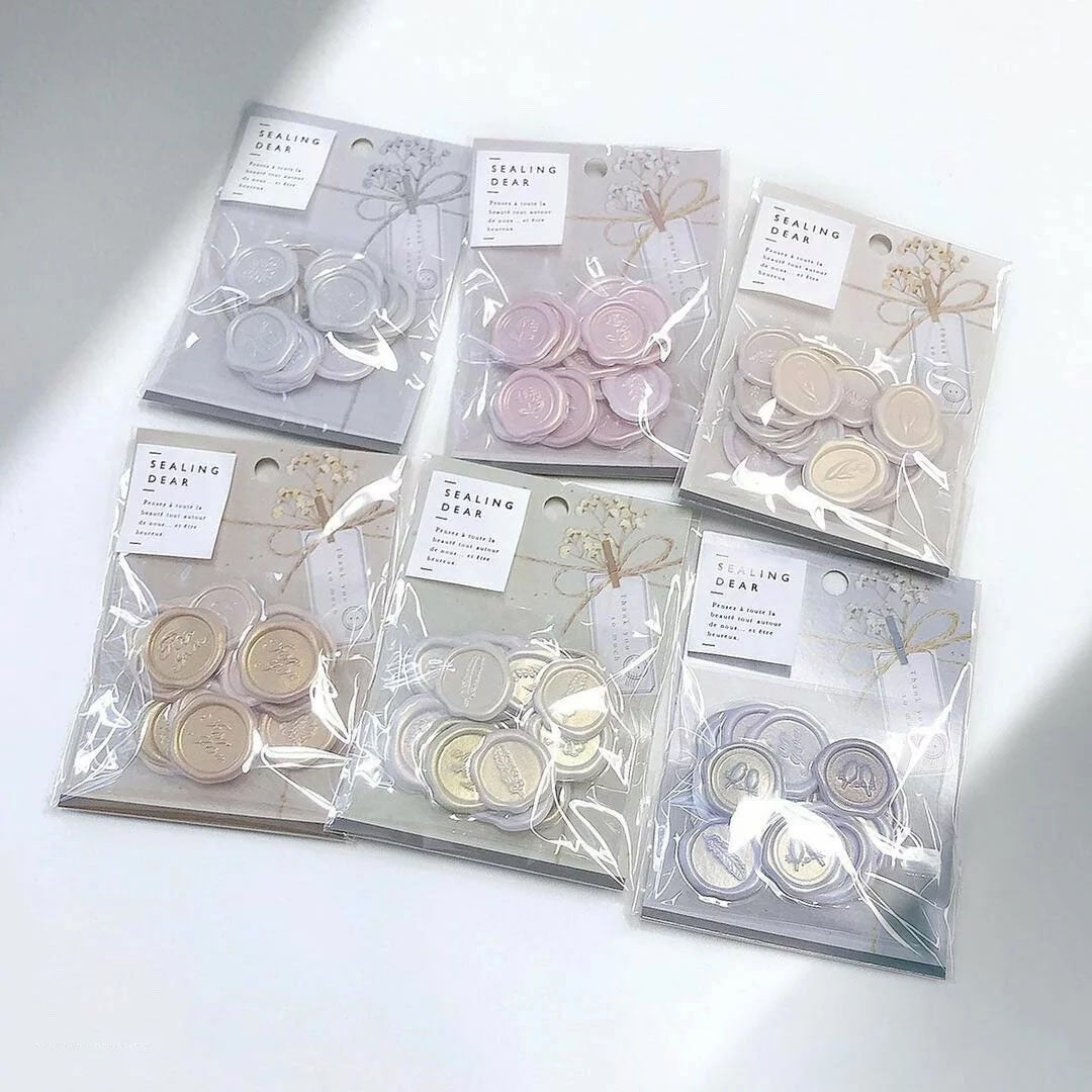 Q-Lia Sealing Dear Stickers - Pearl Violet