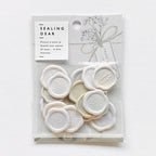 Q-Lia Sealing Dear Stickers - Pearl Gray