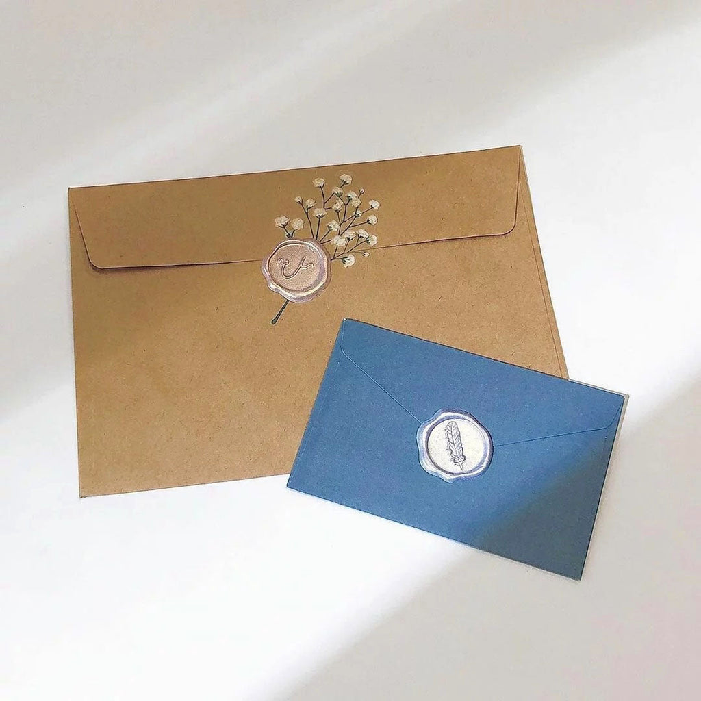 Q-Lia Sealing Dear Stickers - Pearl Gray