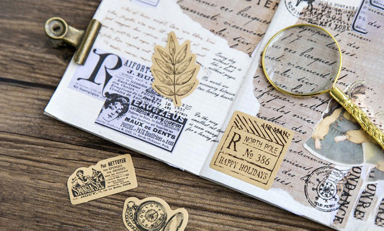 Retro Stamp Stickers