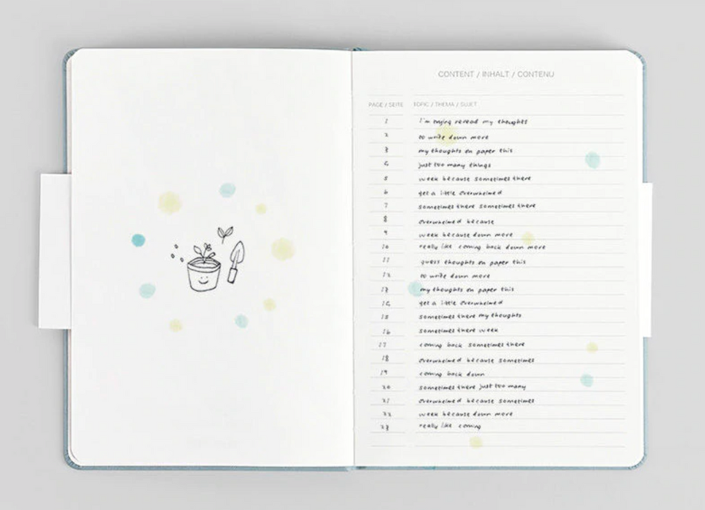 Paper Ideas Hardcover Notebook - Retro Pale Colors - A5 Dotted