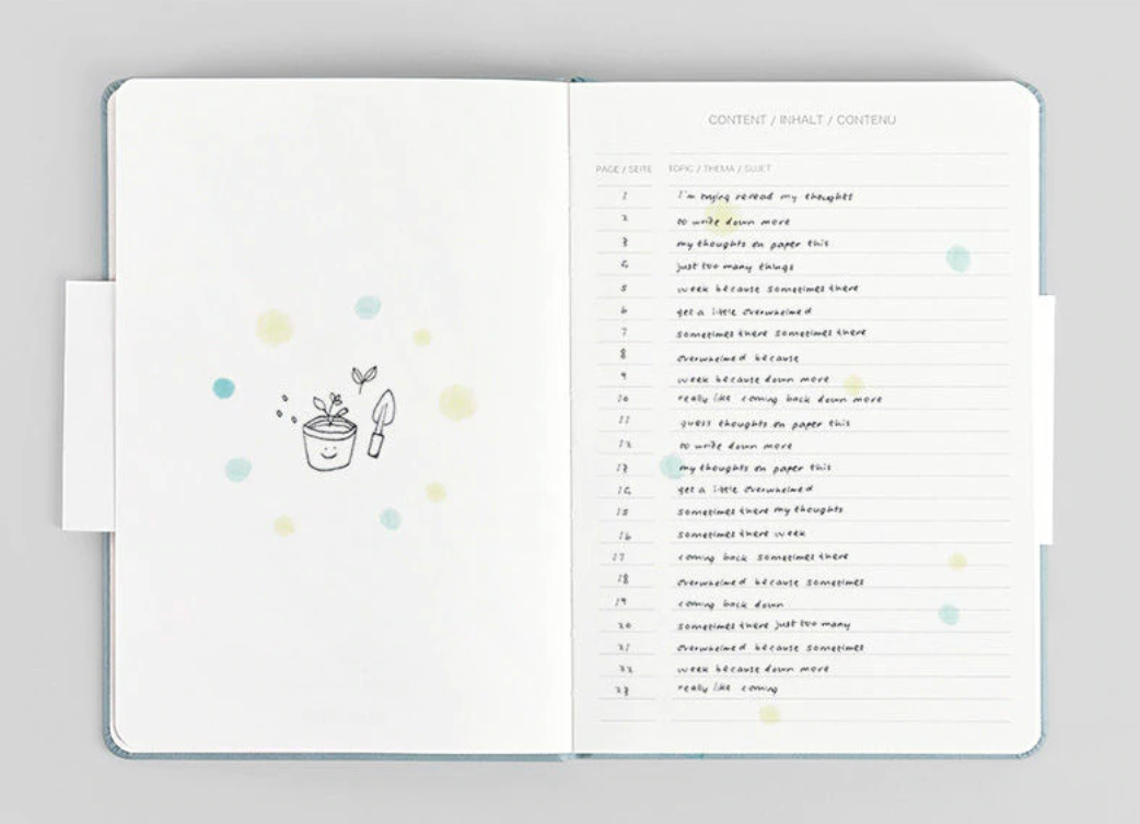 Paper Ideas Hardcover Notebook - Retro Pale Colors - A5 Dotted