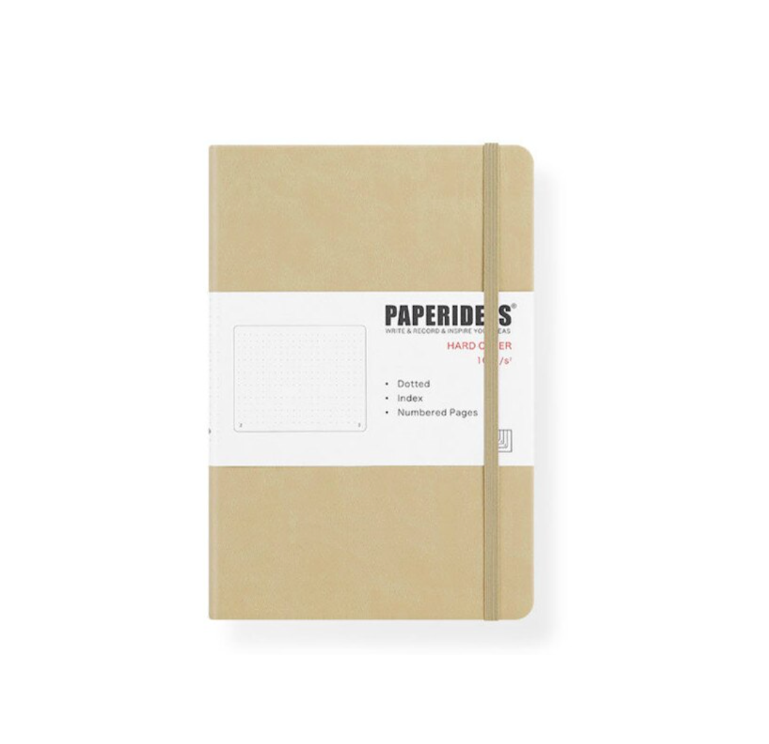 Paper Ideas Hardcover Notebook - Retro Pale Colors - A5 Dotted