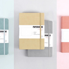 Paper Ideas Hardcover Notebook - Retro Pale Colors - A5 Dotted