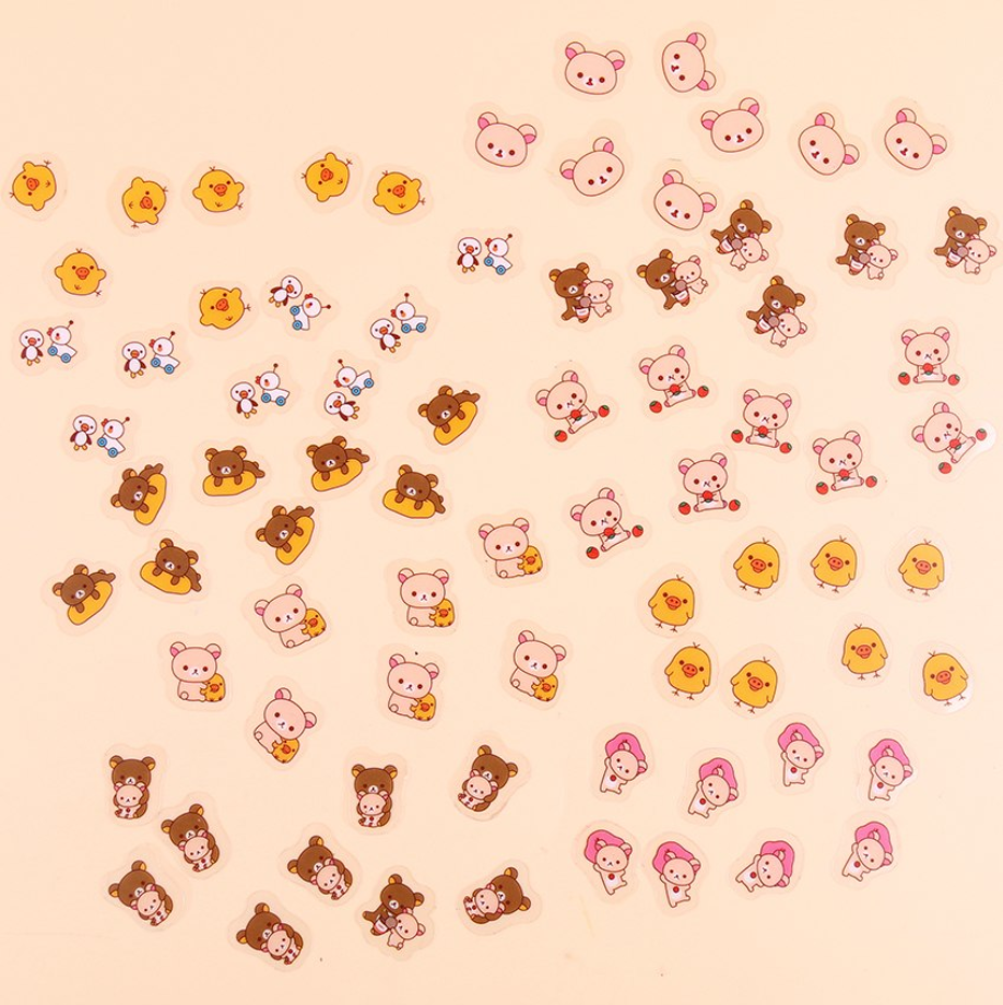 Rilakkuma & Friends Decorative Stickers (2 Types)
