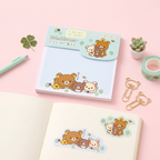 Rilakkuma Clover Sticky Notes (60 Sheets, 4 Designs)