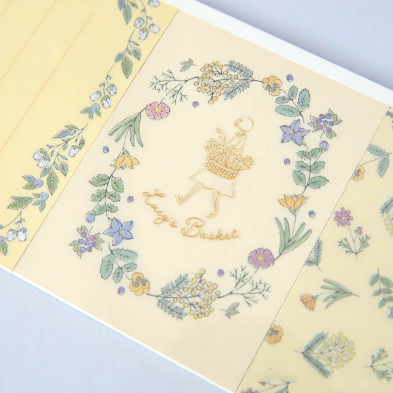 Ryu-Ryu Lucy's Basket Decorative Paper Set - Pink