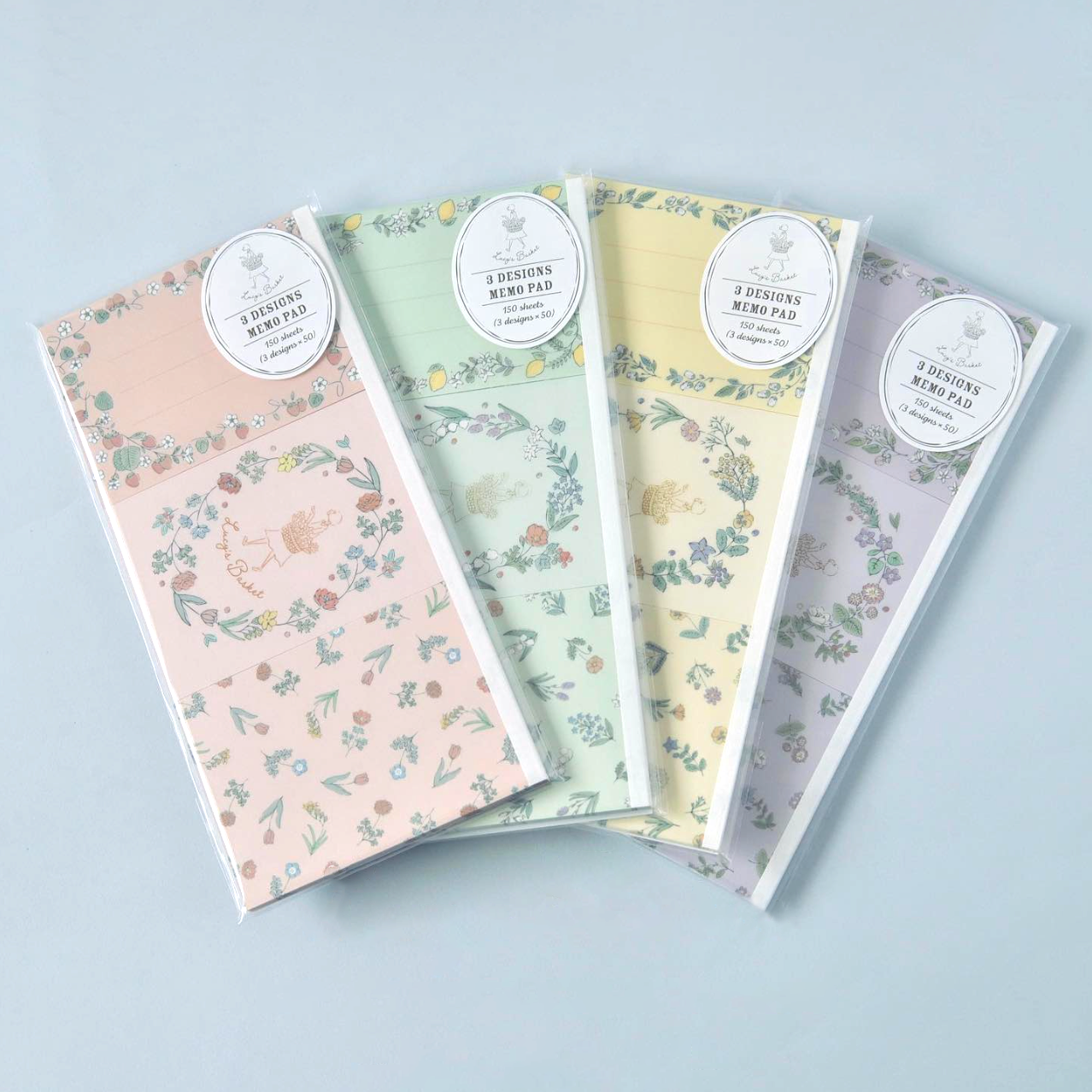 Ryu-Ryu Lucy's Basket Decorative Paper Set - Pink