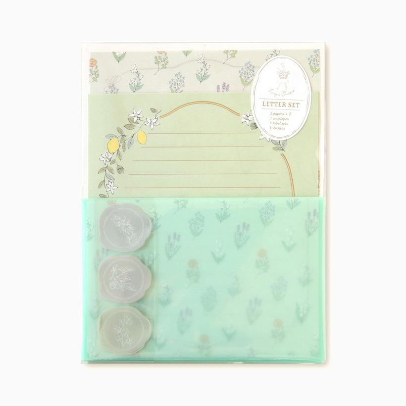 Ryu-Ryu Lucy's Basket Letter Set - Green
