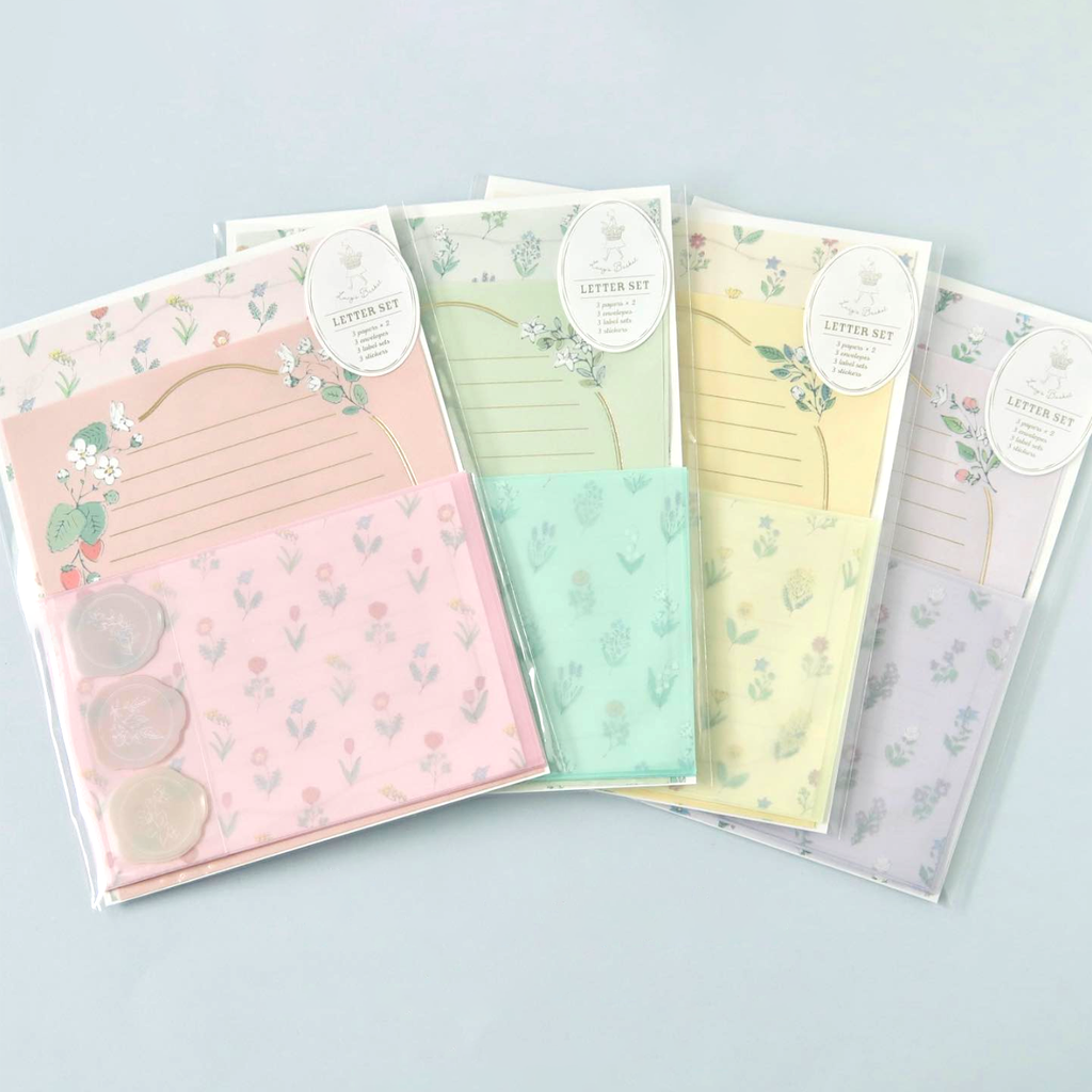 Ryu-Ryu Lucy's Basket Letter Set - Green