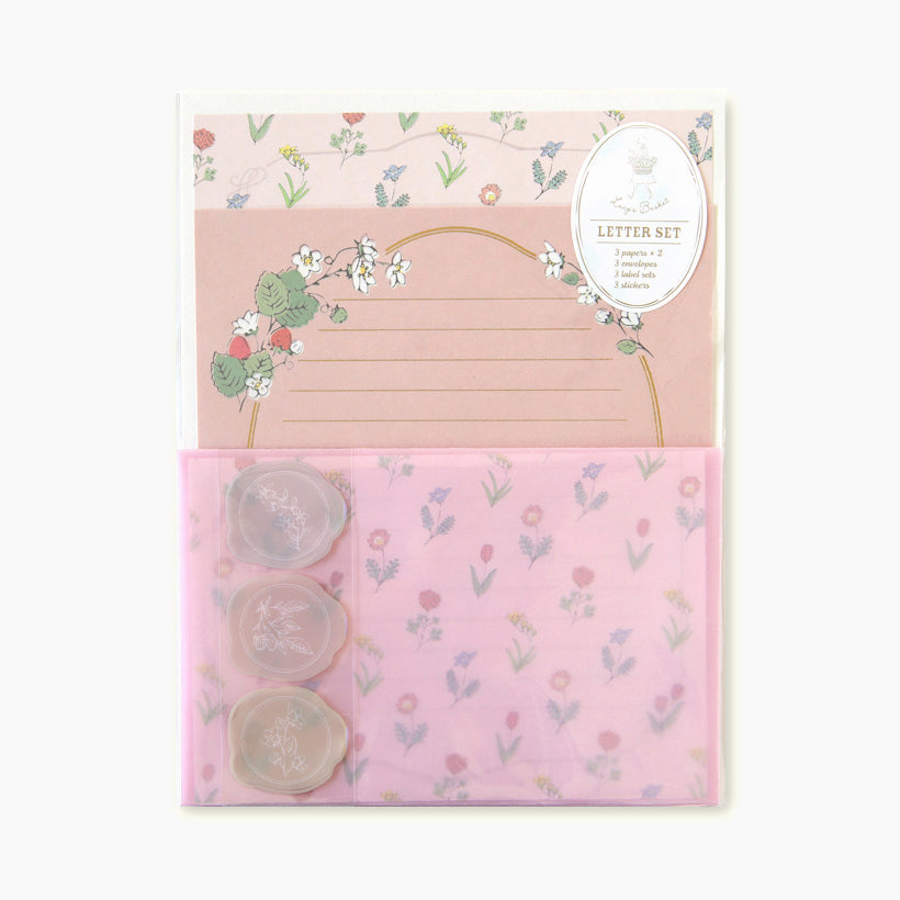 Ryu-Ryu Lucy's Basket Letter Set - Pink