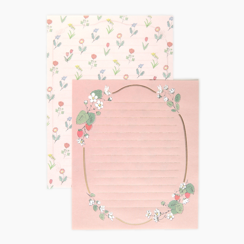 Ryu-Ryu Lucy's Basket Letter Set - Pink