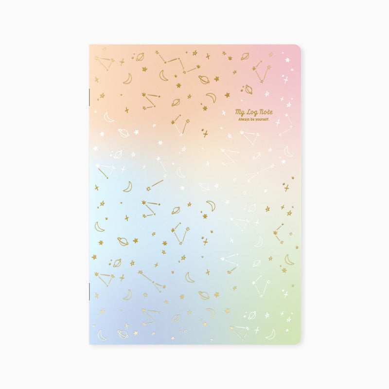 Ryu-Ryu My Log Note Habit Tracker Notebook - Orange & Green