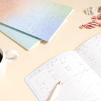 Ryu-Ryu My Log Note Habit Tracker Notebook - Orange & Green