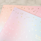 Ryu-Ryu My Log Note Habit Tracker Notebook - Pink & Purple