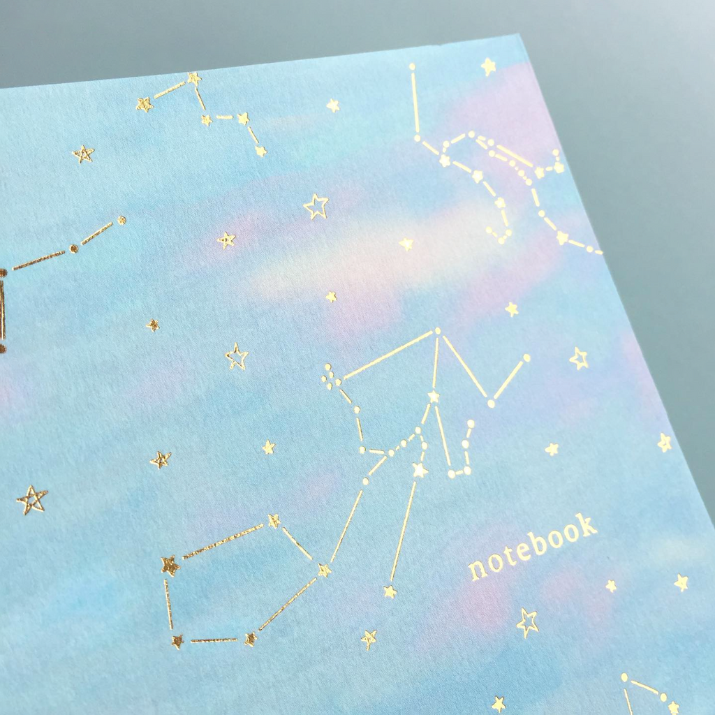 Ryu-Ryu Notebook - A5 Lined - Star Constellations