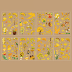 Seasonal Splendor Stickers - Set of 8 Sheets
