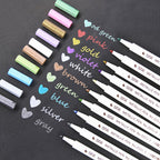 STA Metallic Shade Brush Pen 10-pack
