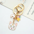 Sailor Moon Keychain - Luna & Artemis