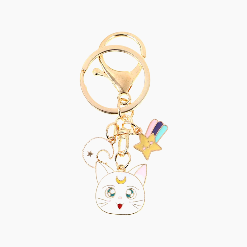 Sailor Moon Keychain - Luna & Artemis