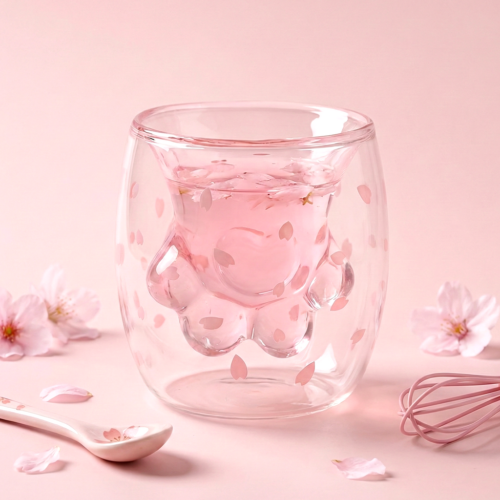 Sakura Cat Paw Cup