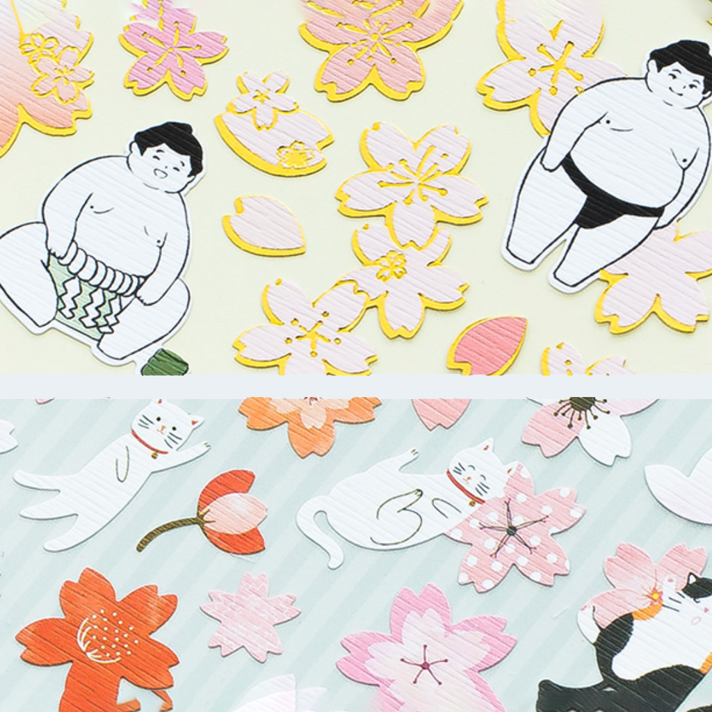 Nekoni Spring Blossom Stickers
