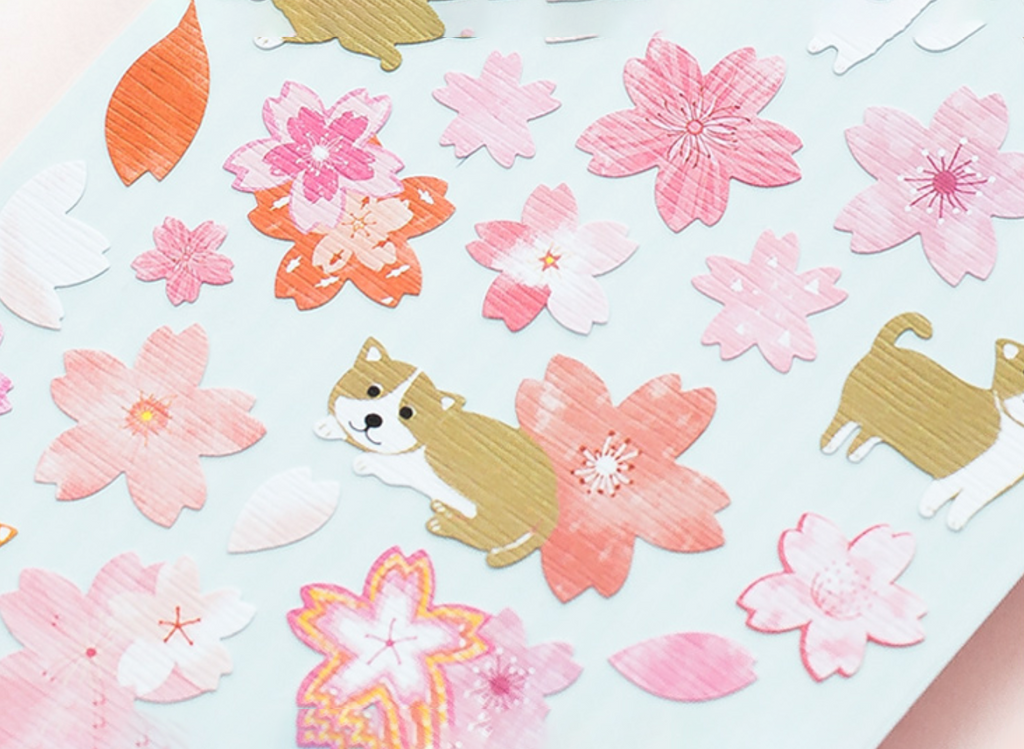 Nekoni Spring Blossom Stickers