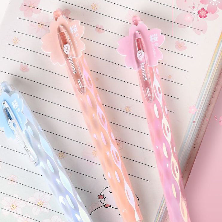 Sakura Swirl Click Pens