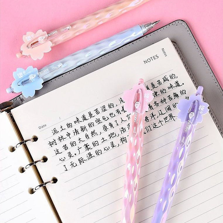 Sakura Swirl Click Pens