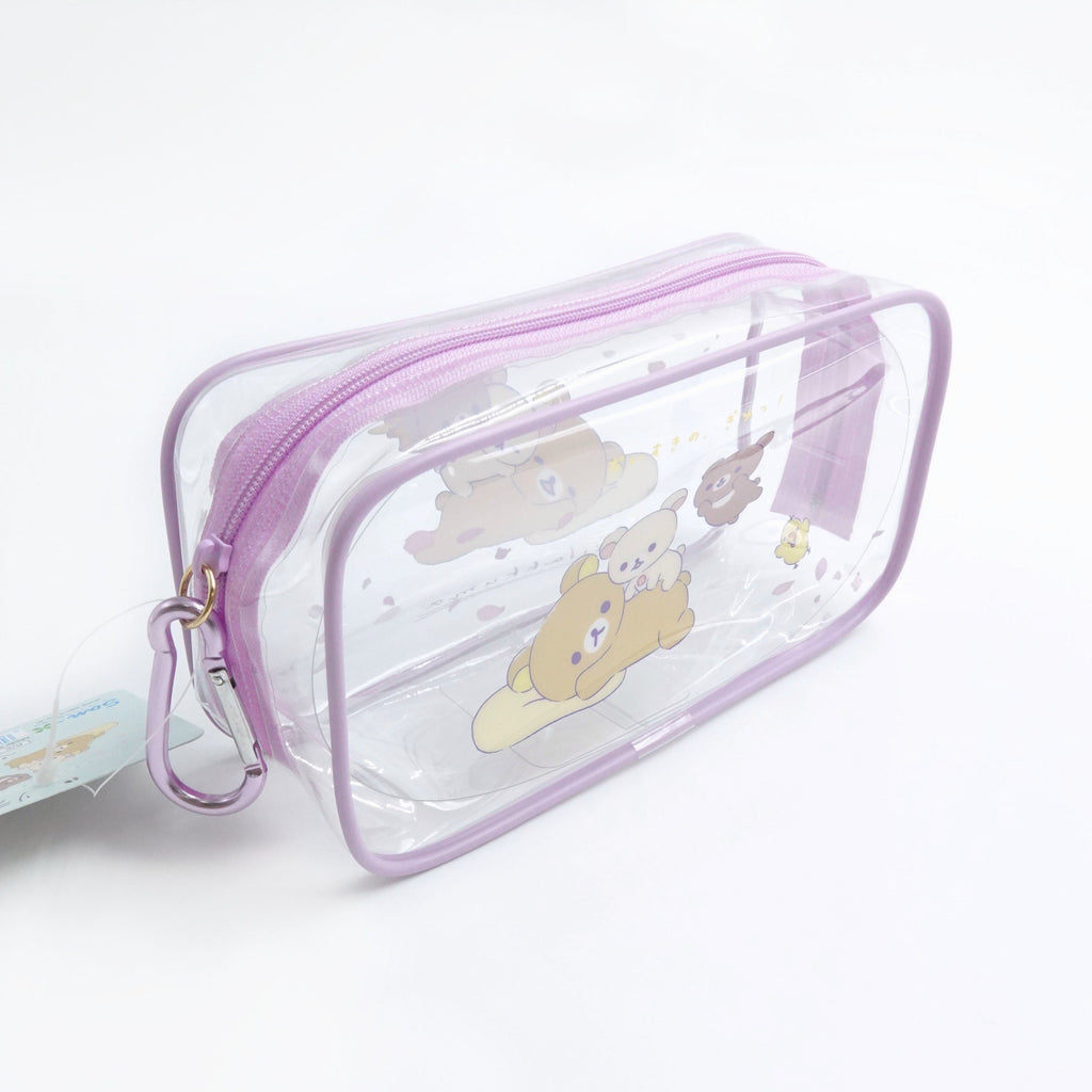 San-X Rilakkuma Transparent Pencil Case
