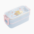 San-x Rilakkuma 2-Layer Bento Lunch Box - Blue