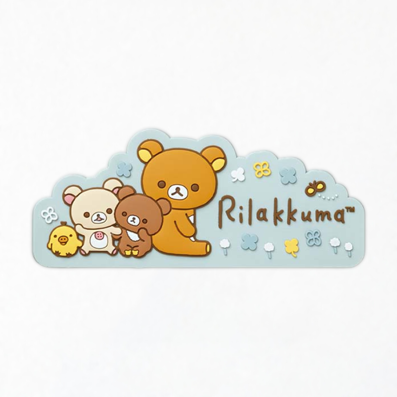 San-x Rilakkuma Large Binder Clip - Blue