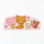 San-x Rilakkuma Large Binder Clip - Pink