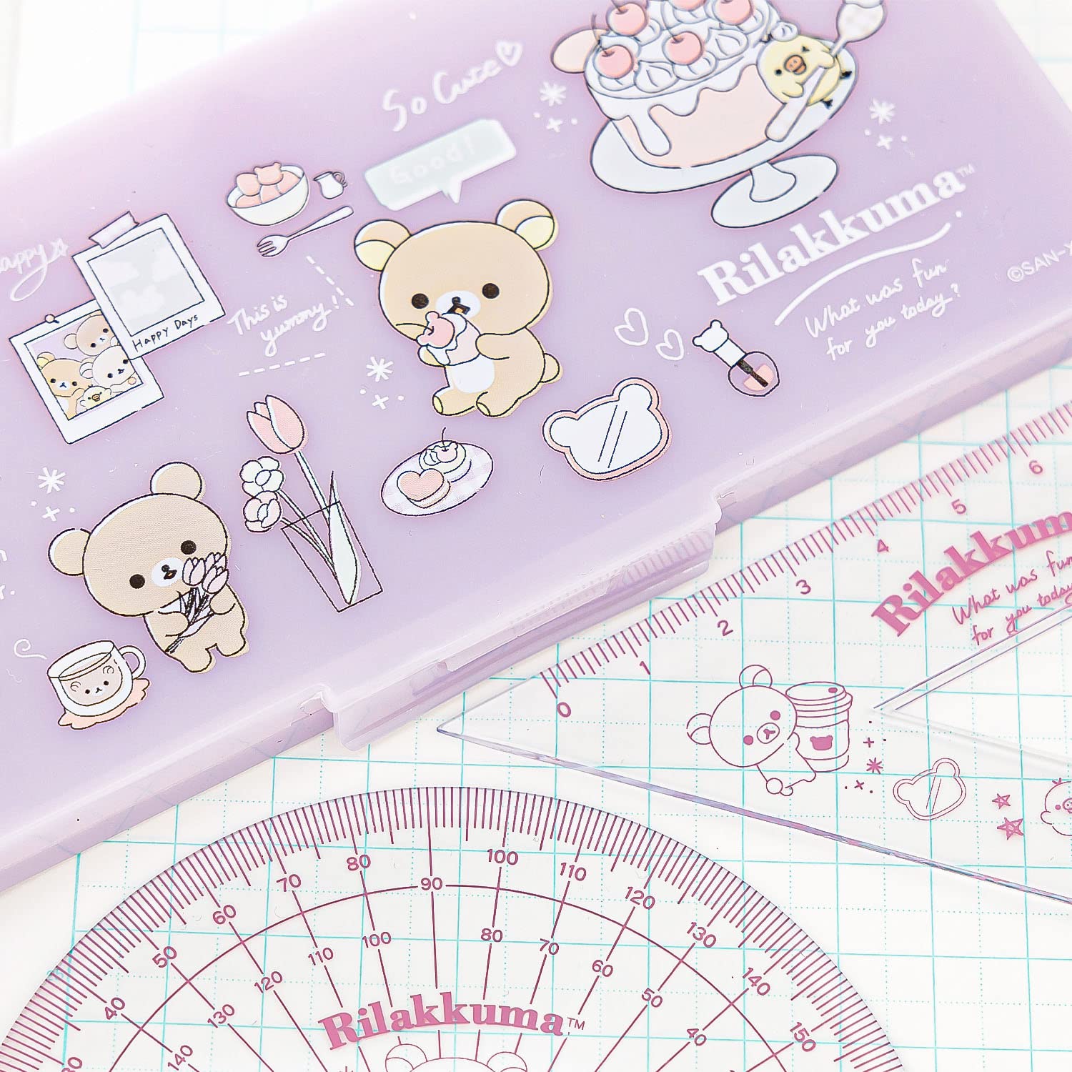 San-x Rilakkuma Ruler Set