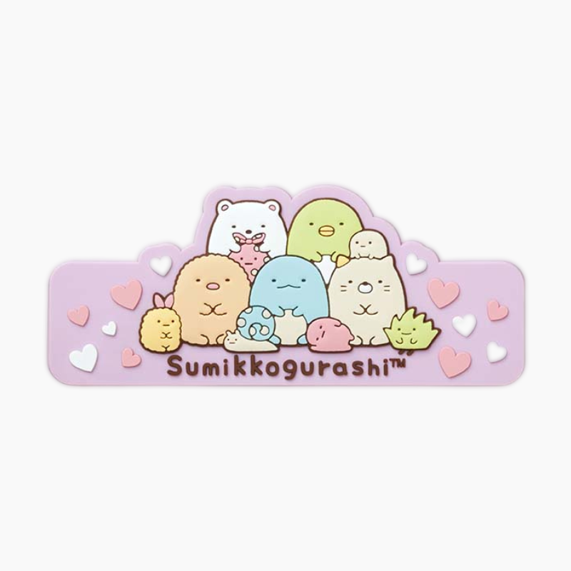 San-x Sumikko Gurashi Large Binder Clip - Violet