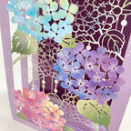 Sanrio 3D Greeting Card - Hydrangeas - Limited Edition