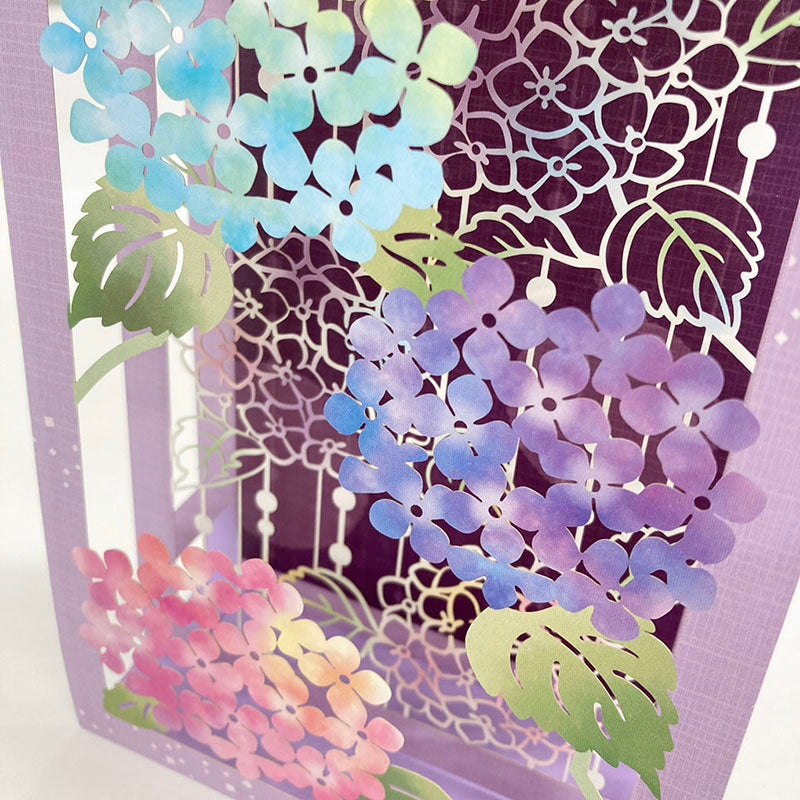 Sanrio 3D Greeting Card - Hydrangeas - Limited Edition