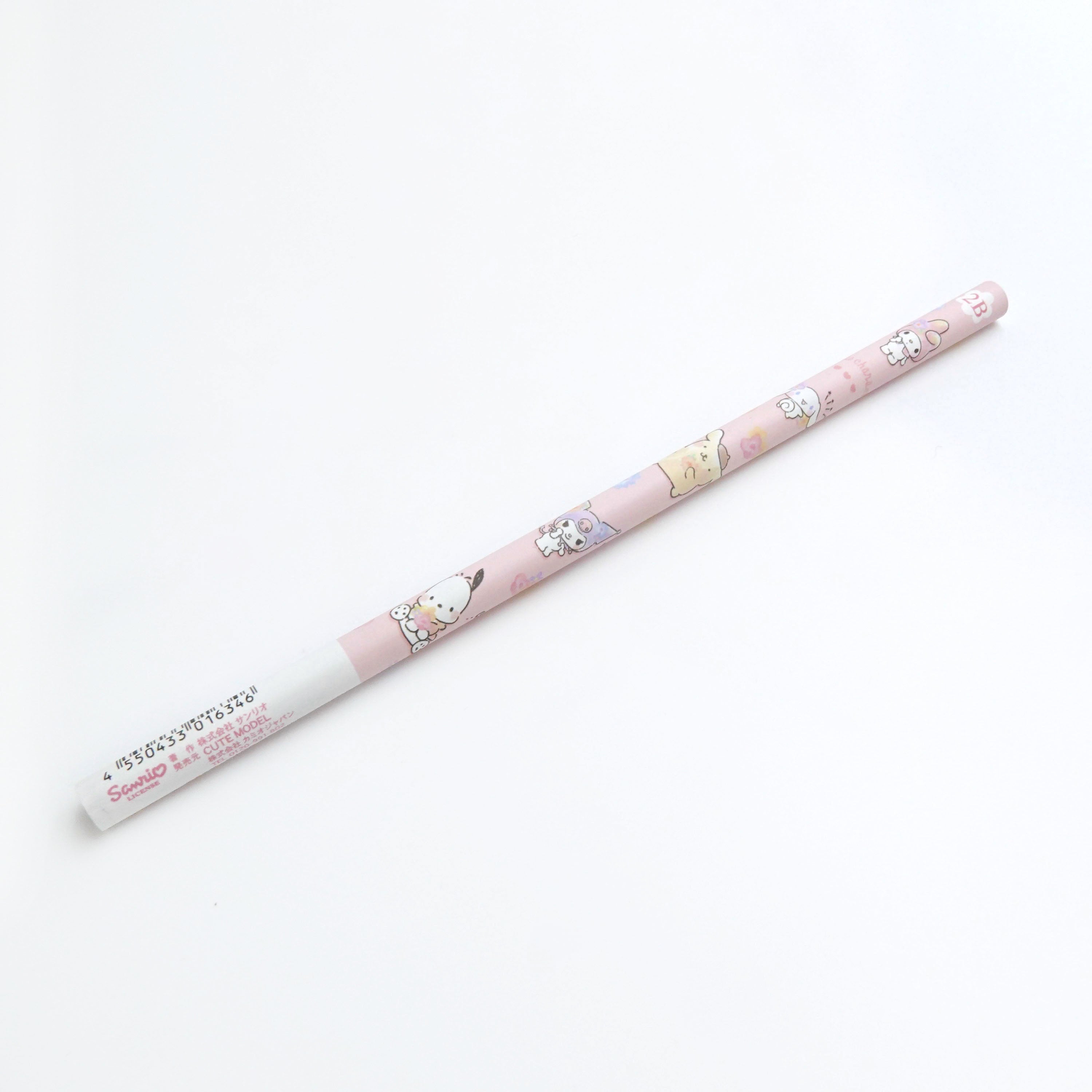 Sanrio Character 2B Pencil - Sky and Flowers
