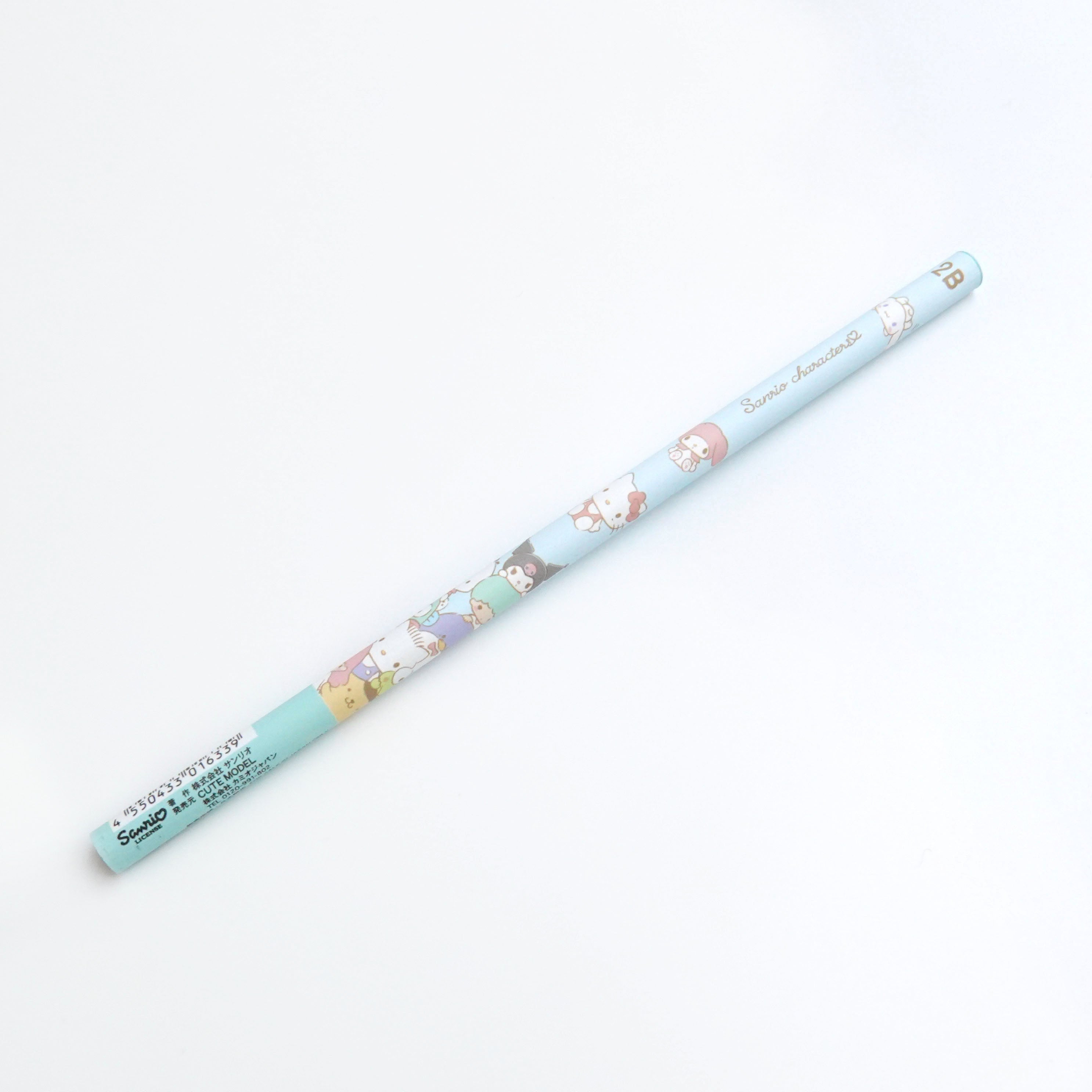 Sanrio Character 2B Pencil - Sky and Flowers