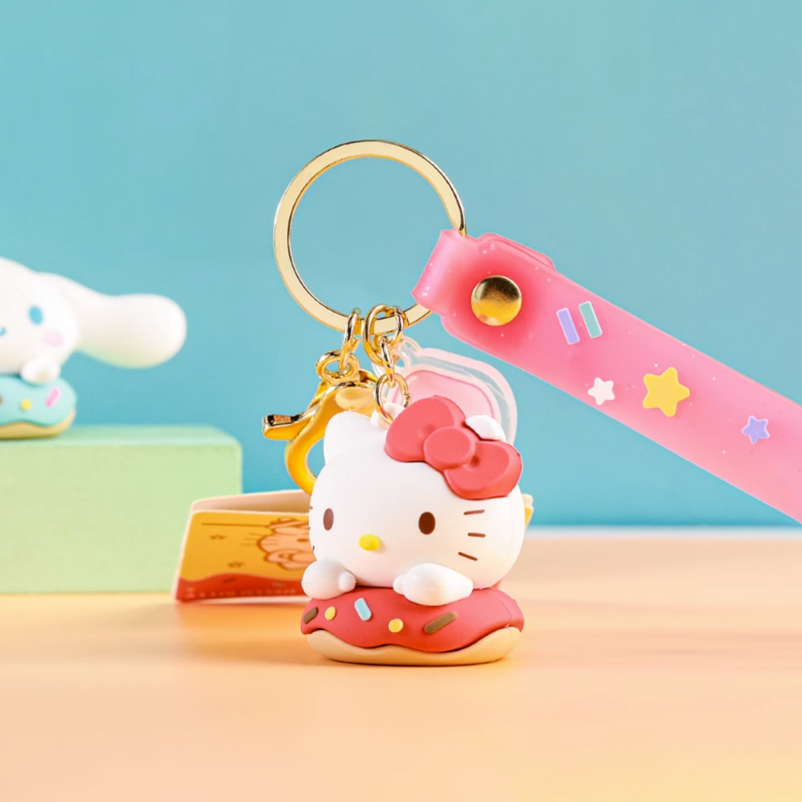 Sanrio Characters Donut Keychain