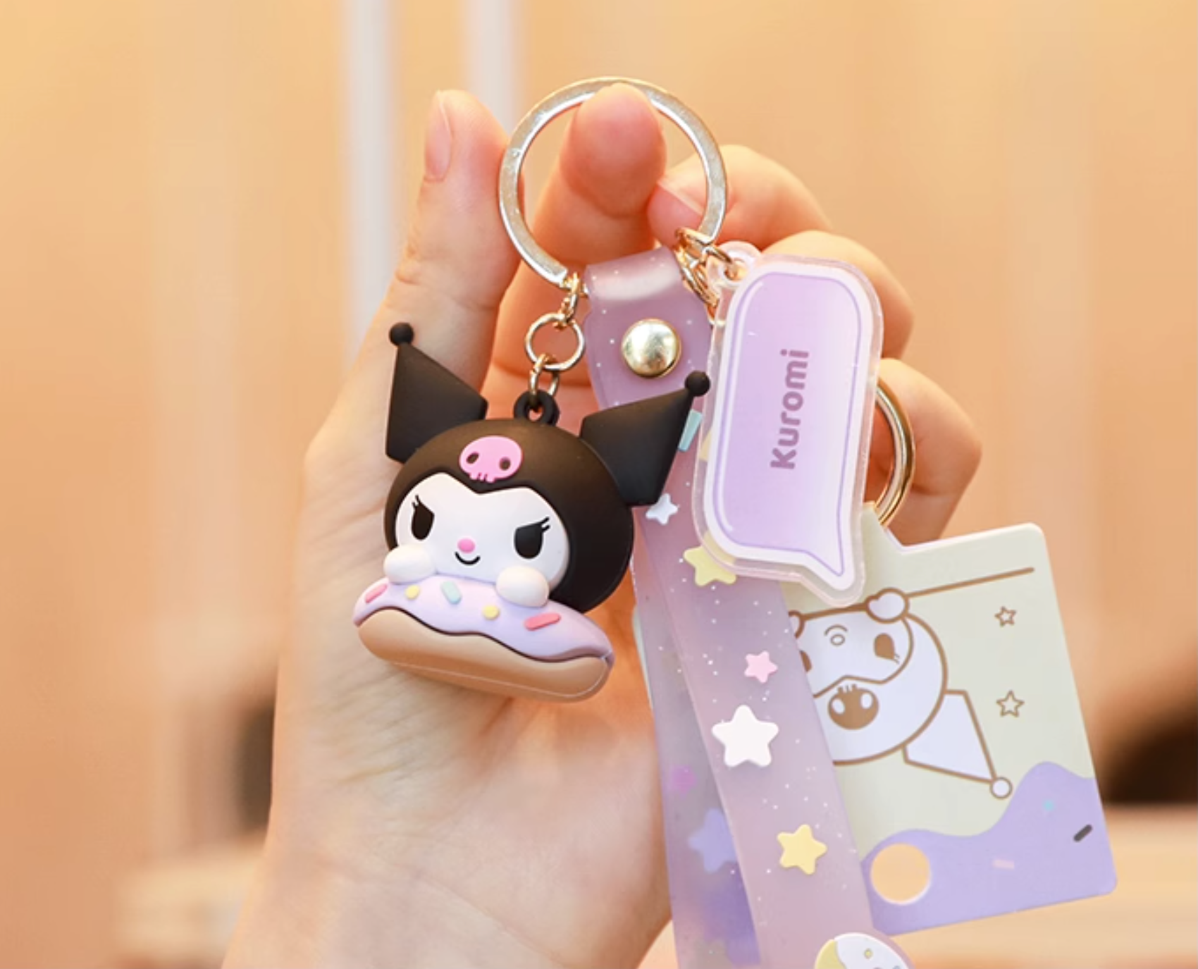 Sanrio Characters Donut Keychain
