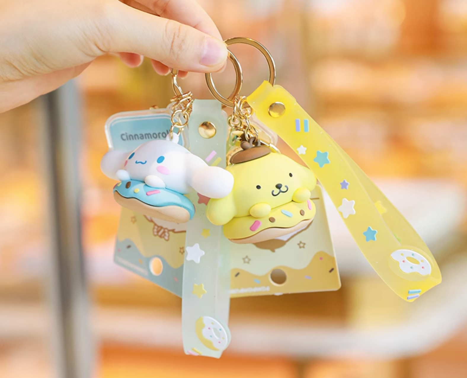Sanrio Characters Donut Keychain