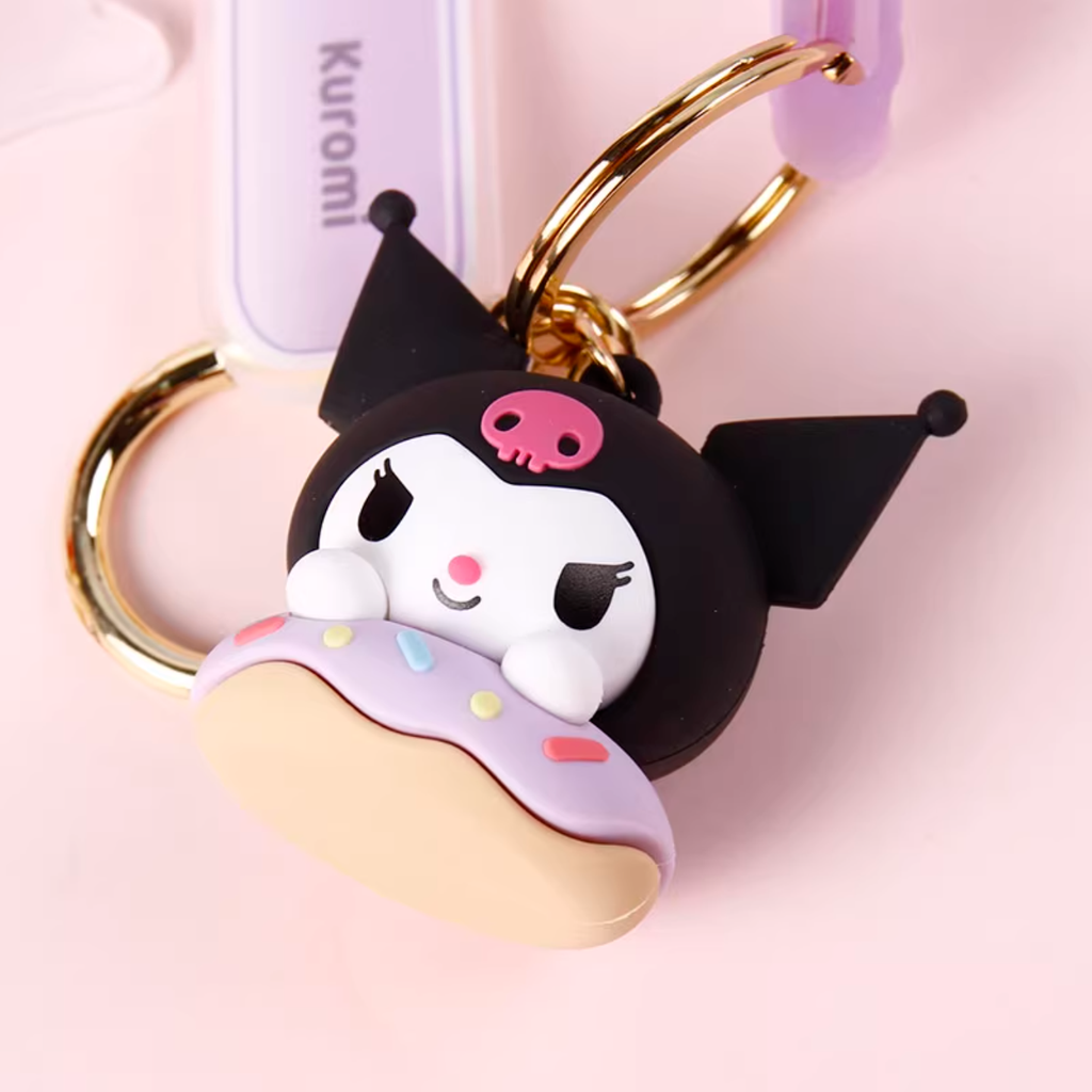 Sanrio Characters Donut Keychain