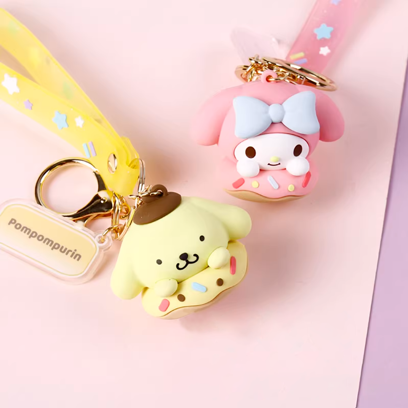 Sanrio Characters Donut Keychain