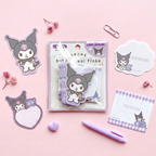 Sanrio Characters Write-On Stickers - Kuromi