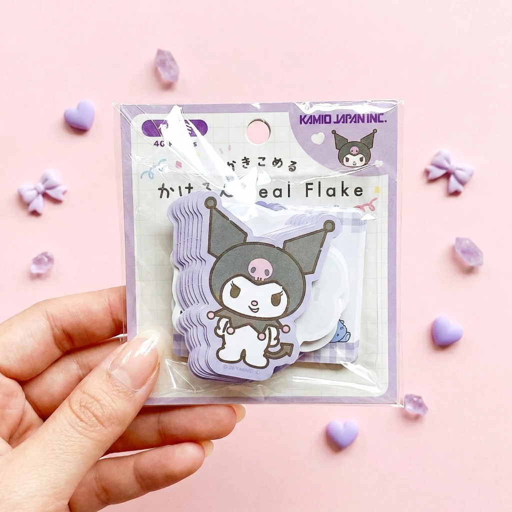 Sanrio Characters Write-On Stickers - Kuromi