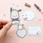 Sanrio Characters Write-On Stickers - Pochacco